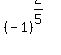 %28-1%29%5E%282%2F5%29