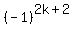 %28-1%29%5E%282k%2B2%29