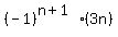 %28-1%29%5E%28n%2B1%29%2A%283n%29