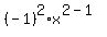%28-1%29%5E2%2Ax%5E%282-1%29