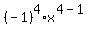 %28-1%29%5E4%2Ax%5E%284-1%29