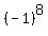 %28-1%29%5E8