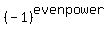 %28-1%29%5Eevenpower