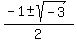 %28-1%2B-+sqrt%28-3%29%29%2F2