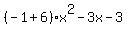 %28-1%2B6%29x%5E2+-+3x+-+3%29