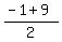 %28-1%2B9%29%2F2