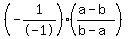 %28-1%2F-1%29%28%28a-b%29%2F%28b-a%29%29