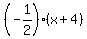%28-1%2F2%29%28x%2B4%29