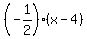 %28-1%2F2%29%28x-4%29