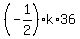 %28-1%2F2%29%2Ak%2A36