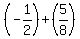 %28-1%2F2%29++%2B%285%2F8%29+