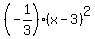 %28-1%2F3%29%2A%28x-3%29%5E2