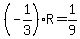 %28-1%2F3%29%2AR=1%2F9
