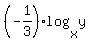 %28-1%2F3%29log%28x%2Cy%29%29