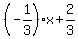 %28-1%2F3%29x%2B2%2F3