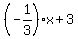 %28-1%2F3%29x%2B3