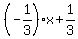 %28-1%2F3%29x+%2B+1%2F3
