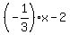 %28-1%2F3%29x+-+2