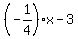 %28-1%2F4%29%2Ax+-+3