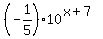 %28-1%2F5%2910%5E%28x%2B7%29