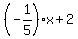 %28-1%2F5%29x%2B2