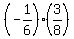 %28-1%2F6%29%283%2F8%29