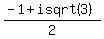 %28-1+%2B+i+sqrt%28+3+%29%29%2F2+