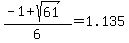 %28-1+%2B+sqrt%2861%29%29%2F6+=+1.135