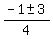 %28-1+%2B-+3%29%2F4