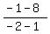 %28-1-8%29%2F%28-2-1%29
