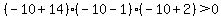 %28-10%2B14%29%28-10-1%29%28-10%2B2%29%3E0