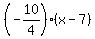 %28-10%2F4%29%2A%28x-7%29