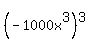 %28-1000x%5E3%29%5E3