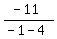 %28-11%29%2F%28-1-4%29