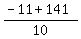 %28-11%2B141%29%2F10