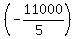 %28-11000%2F%285%29%29