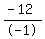 %28-12%29%2F-1