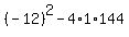 %28-12%29%5E2-4%2A1%2A144