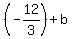 %28-12%2F3%29%2Bb%29