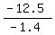 %28-12.5%29%2F%28-1.4%29