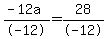 %28-12a%29%2F-12=28%2F-12