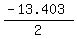 %28-13.403%29%2F2