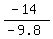 %28-14%29%2F%28-9.8%29