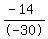 %28-14%29%2F-30