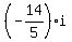%28-14%2F5%29i