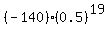 %28-140%29%280.5%29%5E19