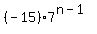 %28-15%29%2A7%5E%28n-1%29