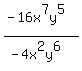 %28-16x%5E7y%5E5+%29%2F%28-4x%5E2y%5E6%29