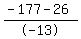 %28-177-26%29%2F-13