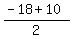 %28-18%2B10%29%2F2